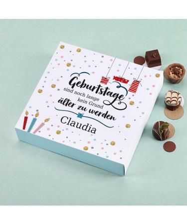 Buy Herz & Heim Personalized Lindt Chocolates for Birthdays - Celebrate with Name Print Gifts - Buy Online on GoSupps.com