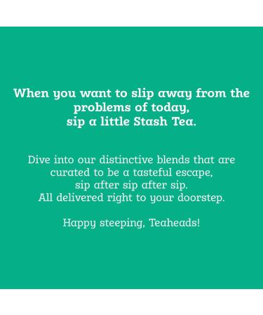 Stash Tea Premium Green Tea 100 Bags - 100 Count Box, Fresh & Flavorful - Buy Online on GoSupps.com