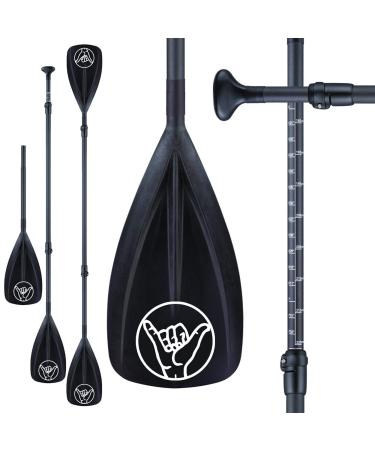 South Bay Board Co. - SUP Paddleboard Paddles - 4 Piece & 2 Piece Kayak/Paddle Board Paddle Options - Carbon Fiber or Aluminum Paddle Shafts - Heavy Duty Nylon Composite Handles & Blades 4 Piece Paddle - Carbon Fiber