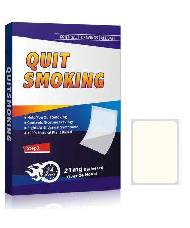 Quit Smoking Aid Patches 21mg Step 1 Stop Smoking Aids That Work Delivered Over 24 Hours 21 Mg