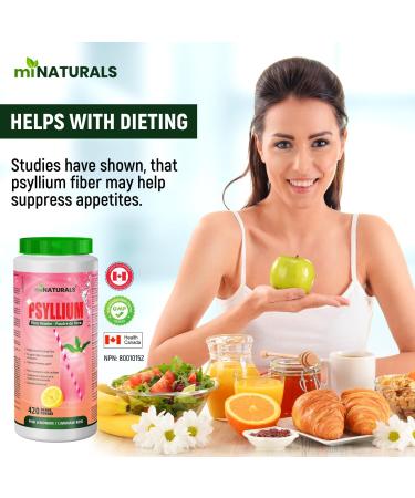 miNATURALS Psyllium Husk Powder 420 g - Pink Lemonade - Buy Online on GoSupps.com