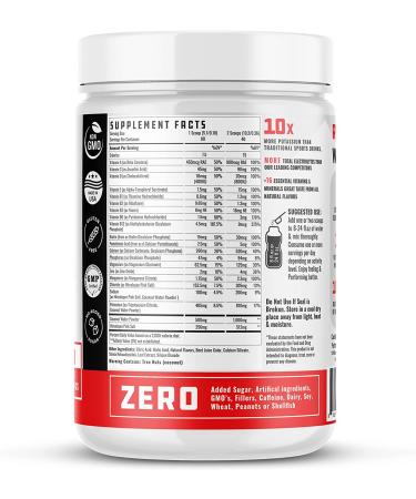 Keto Electrolyte Powder Strawberry Lemonade - 80 Servings, Energy & Hydration Drink, Non GMO, Vegan - Made in USA - Buy Online on GoSupps.com