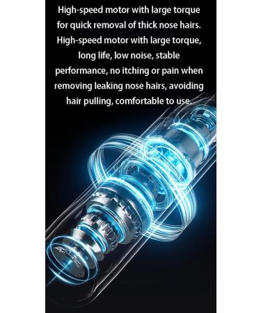 Electric Ear & Nose Hair Trimmer - 7 000 RPM Rechargeable Wet/Dry Stainless Steel Blades - Precision Grooming Tool (White - Buy Online on GoSupps.com