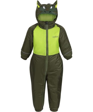 Regatta Children's Mudplay III Waterproof Insulated Animal All-in-one Suit 18-24 Months - Nautical Blue Dinosaur - Buy Online on GoSupps.com