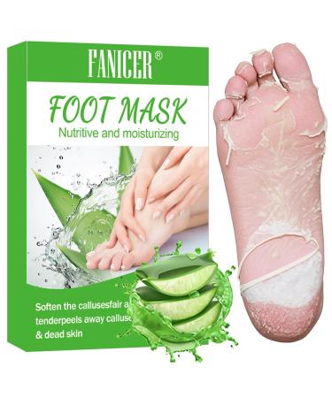 2 Paires Masque Pied Masque Peeling Exfoliant Pieds Masque Exfoliant Pied Pour Enlever Les Callosit s Aloe Vera