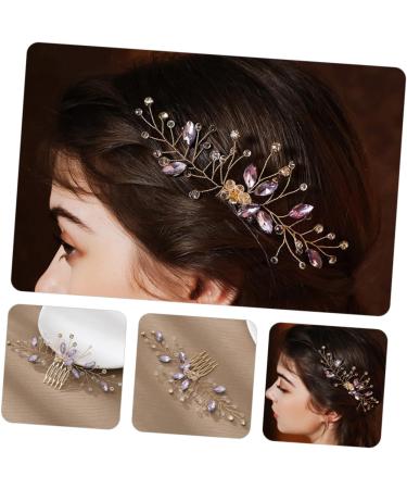 Ipetboom prom hair accessories wedding hair accessories for brides moon hair pin hair comb clips accessories prom vintage comb Hair piece rhinestones bride Hair up wedding - Buy Online on GoSupps.com