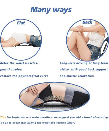 Adjustable Back Cracker for Lower Back Pain Relief with Magnet - Reduce Herniated Disc, Sciatica, Scoliosis - Buy Online on GoSupps.com