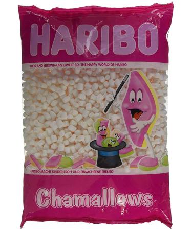 Haribo Chamallows Mini White Retro Kids Sweets - 2 x 1kg