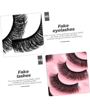 Healeved 10 Pairs Fake eyelashes Russia Curly 7d fiber - Buy Online on GoSupps.com