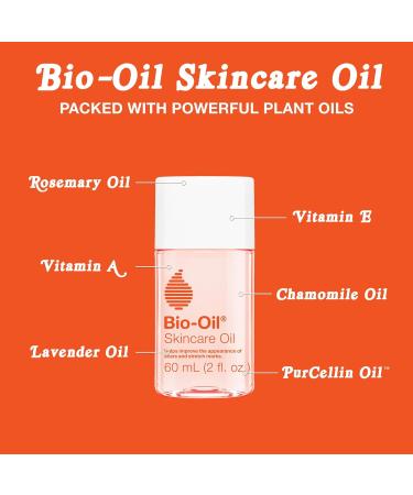 Bio-Oil Skincare Body Oil Serum for Scars and Stretch Marks Face and Body Moisturizer with Vitamin E & A for Sensitive Dry Skin Dermatologist Recommended Non-Comedogenic 2 oz Case of 24 - Buy Online on GoSupps.com