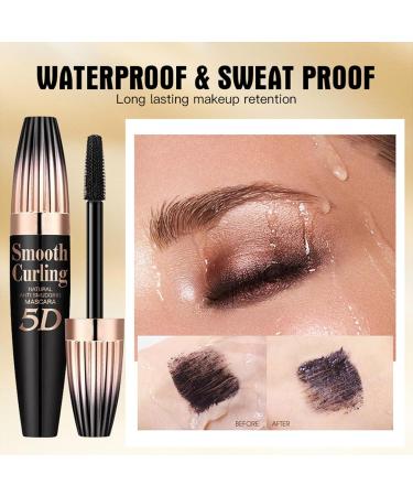 Shantou Ouhoe 2PC 5D Volumizing Mascara Mascara for Volume and Curls Bigger Eyes Stereoscopic Fibrous Eye Black Mascara Stays Unaltered and Does Not Smudge Suitable for All Types of Eyelashes - Buy Online on GoSupps.com