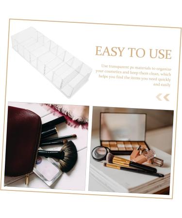 PRETYZOOM 2pcs Cosmetic Storage Box Eyeshadow Drawer Cosmetic Organizer Countertop Organizer Make up Desk Transparentx2pcs 25x8.5x4.8cmx2pcs - Buy Online on GoSupps.com
