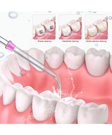 Flosser Replacement Tips for Waterpik - High-Pressure Water Fin Top 8-Pack Compatible with Waterpik Mouth Shower & Dental Floss (4 Colors) - Buy Online on GoSupps.com