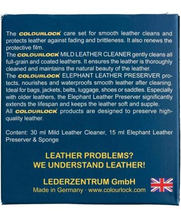 COLOURLOCK Leather Handbag Cleaning & Conditioning Kit - Clean, Polish, & Protect Small Leather Accessories | For Pigmented, Pull-up, & Semi-Aniline Leather - Buy Online on GoSupps.com