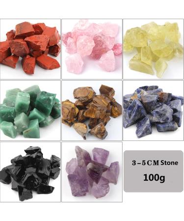 Natural Crystal Rough 100g Bulk Lots Raw Rough Crystal Quartz Natural Rock Stone Amethyst Citrine Fluorite Specimen Garden Decor Gift (Color : 2.5-4cm Amethyst) - Buy Online on GoSupps.com
