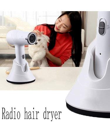 Cordless Hair Dryer Portable Travel Hair Dryers Lightweight Blow Dryer Rechargeable Wireless Hair Dryer with Charging Base Hot/Cold Air Gifts for Women/Mom - Buy Online on GoSupps.com