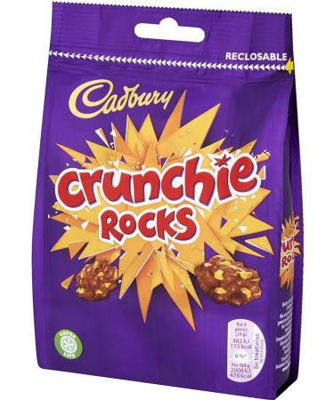  Cadbury Cadbury Crunchie Rocks Sharing Bag 130g (Pack of 5) - Buy Online on GoSupps.com