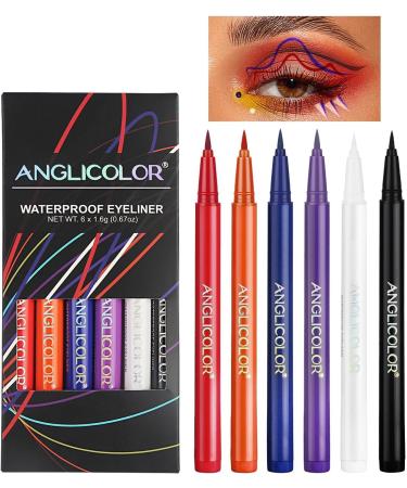 Waterproof Eyeliner Waterproof Cruelty- Eyeliner with Liquid Women Eye Makeup Accessories for Halloween Stage Performance Gathering Dating Traveling - Buy Online on GoSupps.com