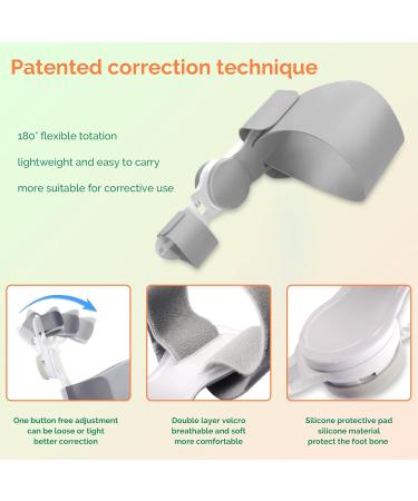 Bunion Corrector for Men & Women | Adjustable Bunion Splint & Toe Separator | Orthopedic Relief for Big Toe Pain (1PC - Buy Online on GoSupps.com