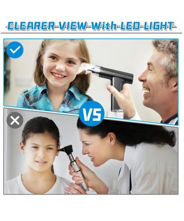Kliburu Electric Ear Cleaner Kit with 3 Water Pressure Levels and LED Light - Earwax Removal Tool for Adults - Includes 5 Disposable Nozzles - Buy Online on GoSupps.com
