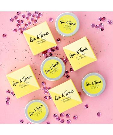 Gin and Tonic Lip Balm - Hand-Poured Hydrating Treatment for Chapped Lips (12g) - Vegan-Friendly Formula with Candelilla Wax for Nourishment and Repair - Buy Online on GoSupps.com