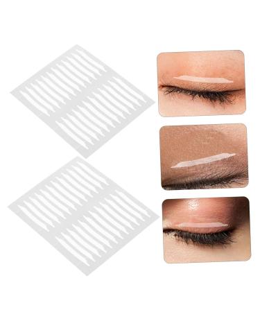 POPETPOP Clear Tape 30 Sheets Tapes Sides Double Practical Transparent Invisible Eyelid Double-Side Stickers White Korean Makeup - Buy Online on GoSupps.com