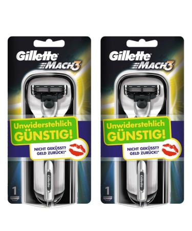 Gillette Mach3 test week razor pack of 2 (2 x 1 piece)