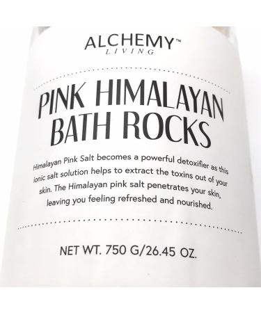 Alchemy Living Pink Himalayan Bath Rocks - 750g/26.45oz - Buy Online on GoSupps.com