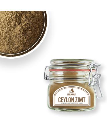 Ceylon cinnamon bio ground - 75g in the premium glass |Noble herb |100% pure organic ceylon cinnamon - organic cinnamon ceylon free of any additives