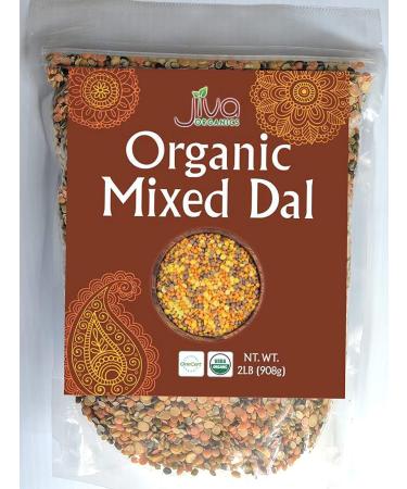 Jiva Organic Mixed Dal 2LB (Mixed Lentils) 32oz Bag