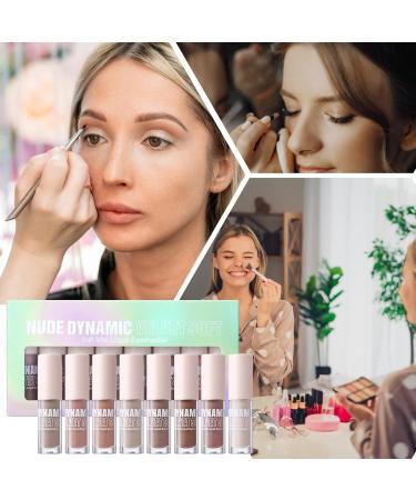  Kaxenig Liquid Eyeshadow Liquid Eyeshadow Matte Liquid Eyeshadow | High Pigmentation Cosmetic Water-Resistant 8 Neutral Shades for Women Girls Date Party Halloween - Buy Online on GoSupps.com