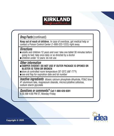 Nighttime Sleep Aid 25mg - Non-Habit Forming Doxylamine - 96 Ct (2 Pack) | Fast-Acting | Bundle with Exclusive Sleep Guide - Buy Online on GoSupps.com