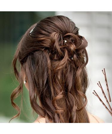 YEEPSYS 100-Count Bobby Pins Set - Premium Hairpins for Kids, Girls, and Women - Suitable for All Hair Types - 5CM Brown - Buy Online on GoSupps.com