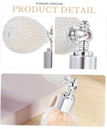 WOFASHPURET 1pc Body Air Bag Powder Hair Perfume Shimmering Face Powder Highlighter Sprayer Makeup Tools Glass Golden 1 count (Pack of 1) - Buy Online on GoSupps.com