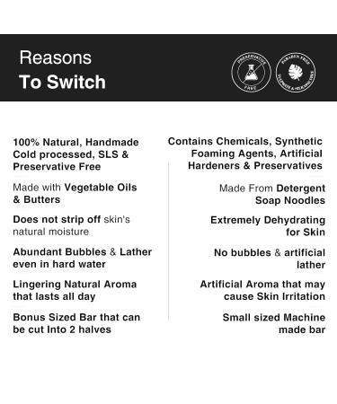 Jasmine Handmade Soap | 100% Pure Natural Cold Process Soap with Essential Oils & Exotic Herbs (5 Oz) - Best International Shipping - Buy Online on GoSupps.com