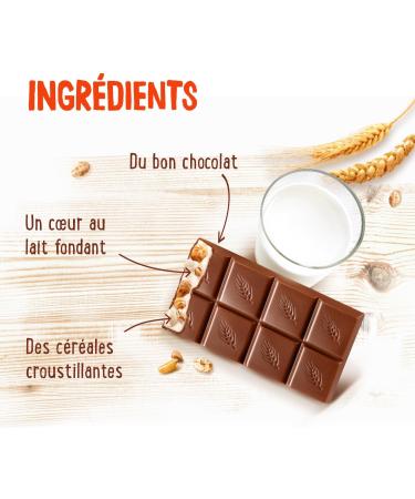 Kinder Country - Barre C r ali re enrob e de Chocolat au Lait avec un C ur au Lait fondant et des C r ales souffl es - Gourmand et Croustillant - Format partager - 40 Barres - Buy Online on GoSupps.com