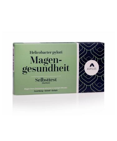 ASPILOS eye health self -test - helicobacter pylori quick test for home - safe and precise - for symptoms such as heartburn or gastritis - Buy Online on GoSupps.com
