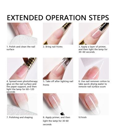 Builder Gel Lofuanna 15ml - Clear Self-Leveling Nail Thickening Solution with Nail Art Brush & File - Strengthen & Sculpt Natural Nails at Home & Professional Salon - Buy Online on GoSupps.com