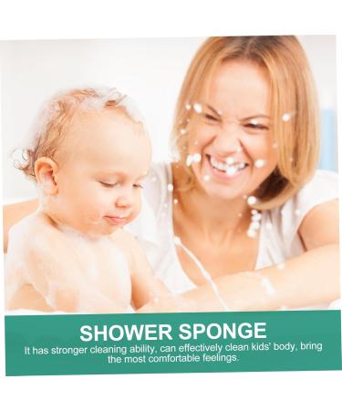 Minkissy 12 Pcs Children's Bath Sponge Set | Mesh Bath Puff & Loofah Scrubber - Beige | Perfect for Gentle Cleaning & Fun Bath Time - Buy Online on GoSupps.com