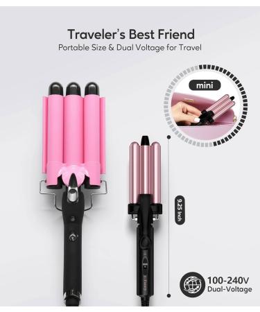 FARERY Mini Waver for Short Hair Rose Gold - Buy Online on GoSupps.com