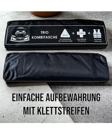 VZL KFZ Auto & Combith Construction Kit 2024 - T V Tested Warning Triangle & Vest First Aid Set - Essential Car Accessories - Buy Online on GoSupps.com