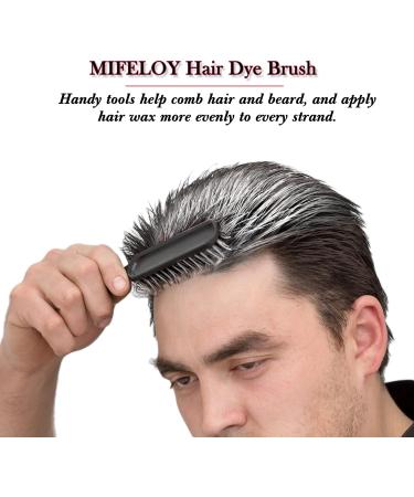 120g Temporary Silver White Hair Color Wax with Dye Brush Instant Natural Hairstyle Cream Disposable Coloring Mud for Men Women Washable Styling Pomades for Party Cosplay DIY Halloween - Buy Online on GoSupps.com