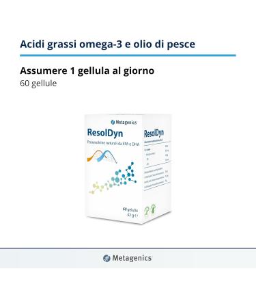  Metagenics ResolDyn - Natural Proresolvines from EPA and DHA - 60 Capsules - Buy Online on GoSupps.com
