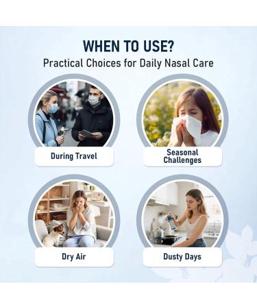 Lmoy Lodine Nasal Spray Daily Nasal Cleanse & Care Mist with Iodine & Fulvic Acid for Dry Air Travel & Daily Use (2PCS*60ML) - Buy Online on GoSupps.com