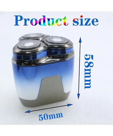 Buy USB 3D Electric Shaver for Bald Men - Hypoallergenic Wet/Dry Rotary Shaver with Fast Charging - Perfect Gift - Buy Online on GoSupps.com