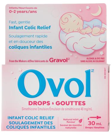 Ovol Drops - Fast Gentle Infant Colic Relief 30mL 30 ml (Pack of 1)