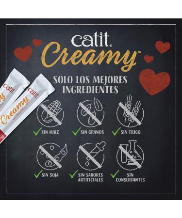 Buy Catit Creamy Treats for Cats - 4 Pack Salmon & Shrimp 40g | International Shipping Available - Buy Online on GoSupps.com