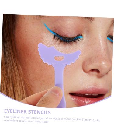 Ipetboom 3 pcs Silicone Multi-functional Makeup Stencils Eyeshadow Tool Eye Girl Aid Women for Eyeliner - Buy Online on GoSupps.com