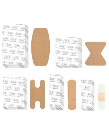 Finger  Knuckle Fabric Adhesive Bandages 100PCS Assorted Styles Breathable Bandages with Hypoallergenic Adhesive & Non-Stick Pad for Kids  Adults for First Aid & Wound Care