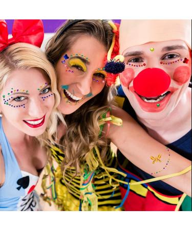 9 Sheets Eye Body Face Gems - Self-Adhesive Rhinestone Stickers for Festival Makeup & Nail Art | Crystal Rainbow Decoration - Buy Online on GoSupps.com